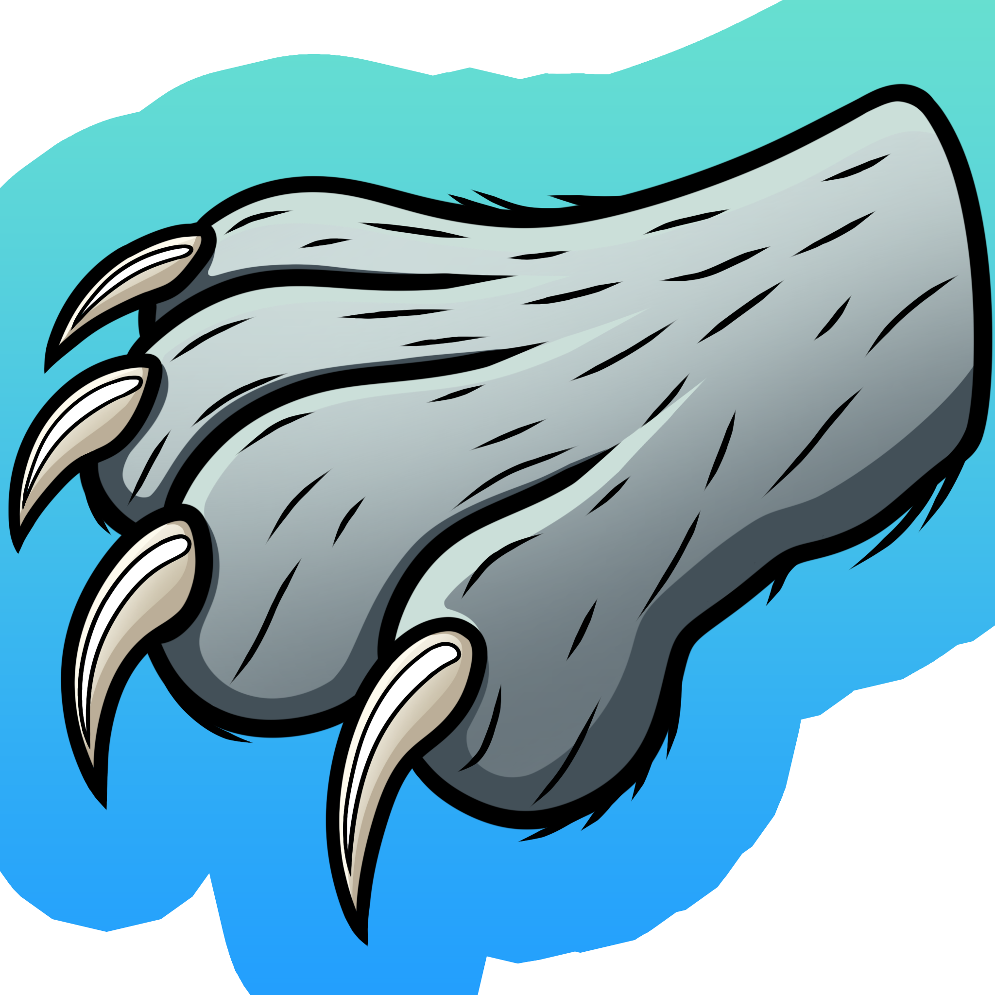COLORED Paw Rare