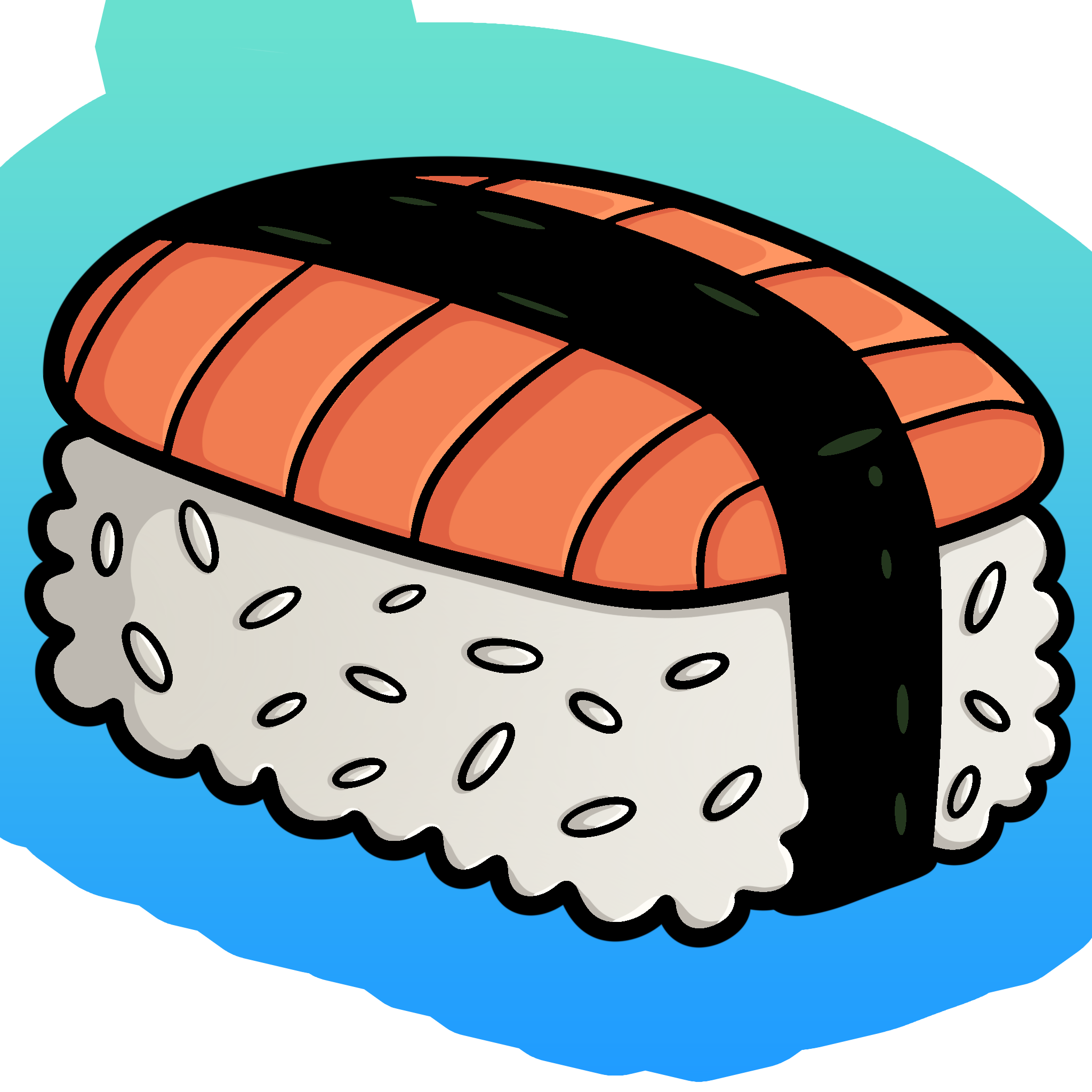 COLORED Sushi Rare
