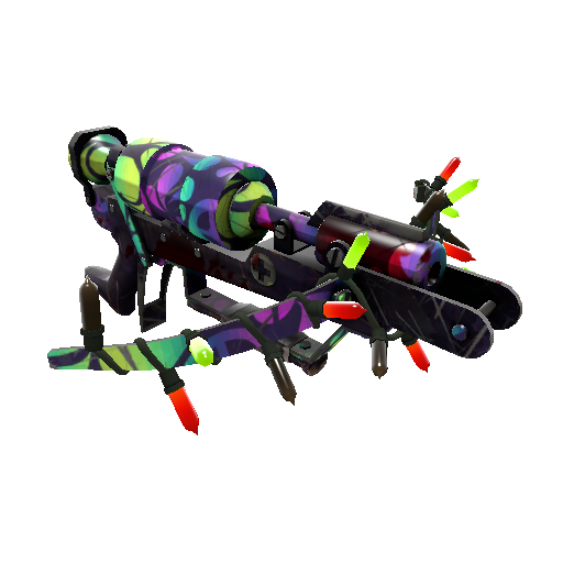 Festivized Specialized Killstreak Spectrum Splattered Crusader's Crossbow (Battle Scarred)