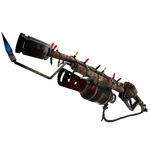 Strange Festivized Nutcracker Flame Thrower (Battle Scarred)
