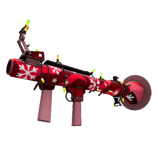 Strange Festivized Specialized Killstreak Snowflake Swirled Rocket Launcher (Minimal Wear)