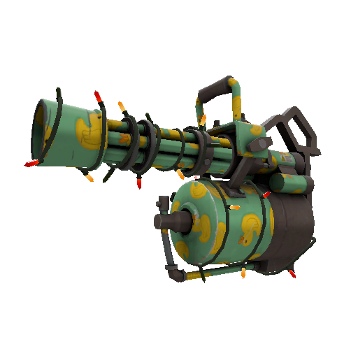 Strange Festivized Specialized Killstreak Quack Canvassed Minigun (Minimal Wear)