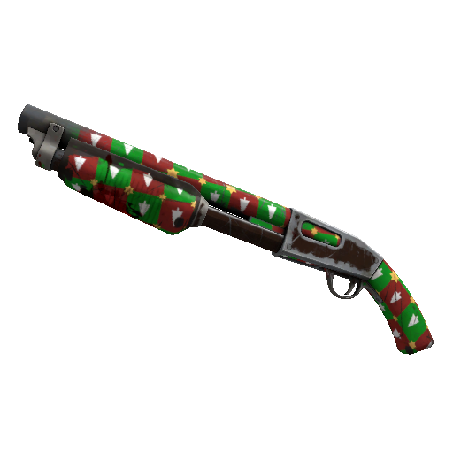 疏若陌路 稀有 职业连杀记录式 Gifting Mann's Wrapping Paper 霰弹枪 (破损不堪)