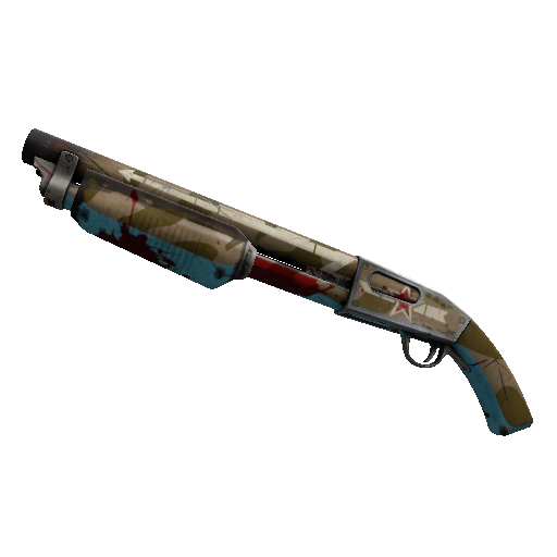 Red Bear Shotgun (Well-Worn)