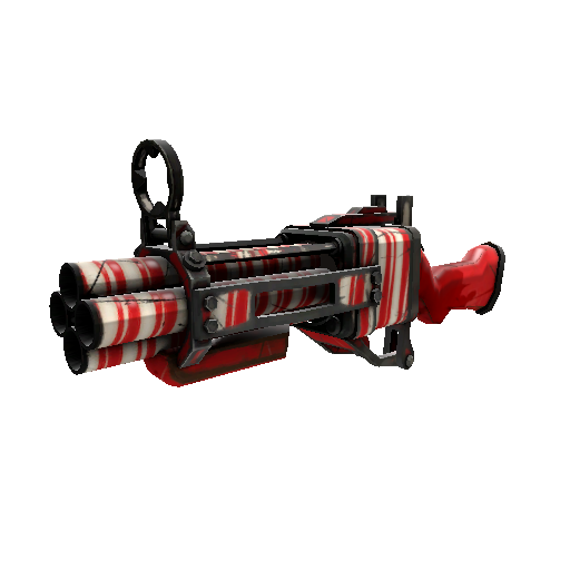 Unusual Specialized Killstreak Peppermint Swirl Iron Bomber (Well-Worn)