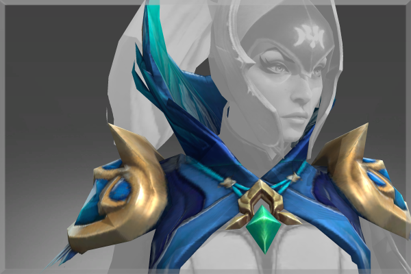 Corrupted Emeraldine Spaulders