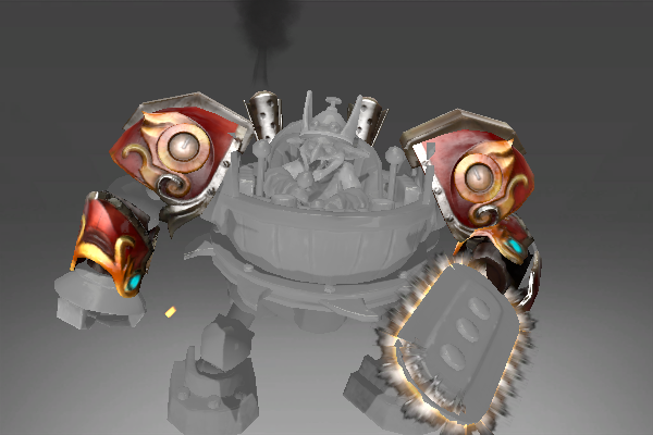 Cursed Pauldrons of the Steam Chopper