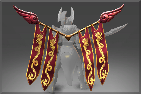Cursed Twin Banner of the Dragon Guard