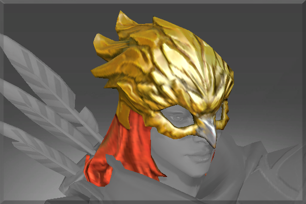 Autographed Gilded Falcon Helm
