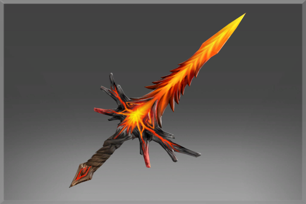 Autographed Scorched Amber Sword