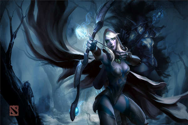 Autographed Traxex the Drow Ranger