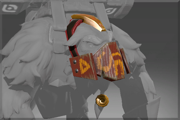 Auspicious Golden Reel Guardian Helmet