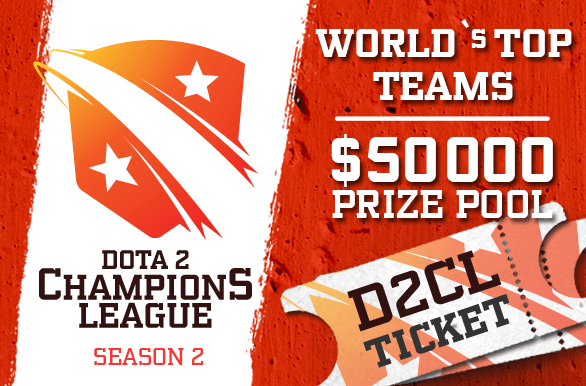Dota 2 Champion's League Season 2 Ticket - No Contribution
