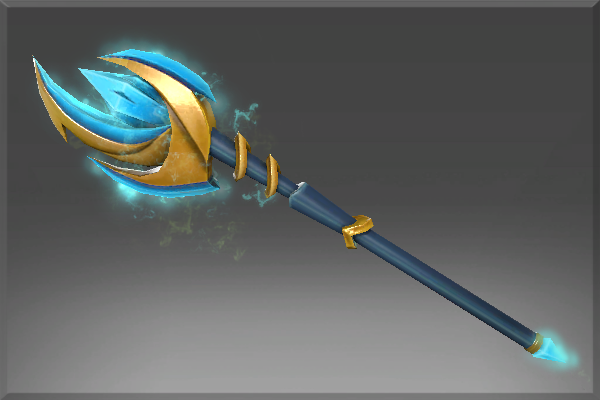 Frozen Aethereal Crescent Wand