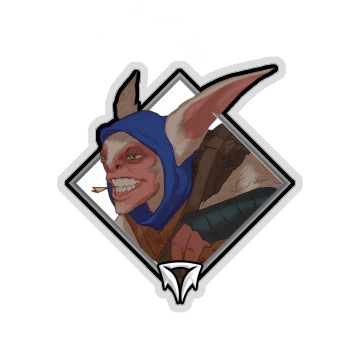 Holo Crownfall Sticker - Meepo