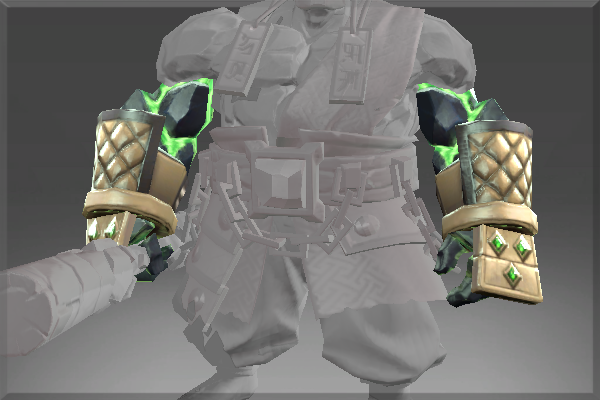 Heroic Plated Bracers of the Demon Stone