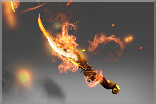 Inscribed Off-Hand Blade of the Wandering Flame