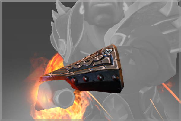 Inscribed Cinder Sensei Bracer
