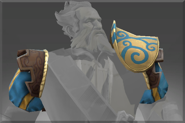 Inscribed Claddish Voyager's Elegant Pauldron
