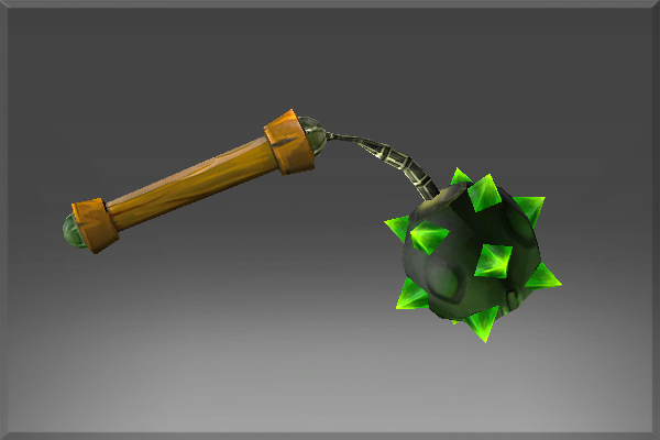 Inscribed Emerald Frenzy Flail