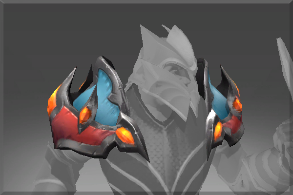 Inscribed Fire Tribunal Shoulders