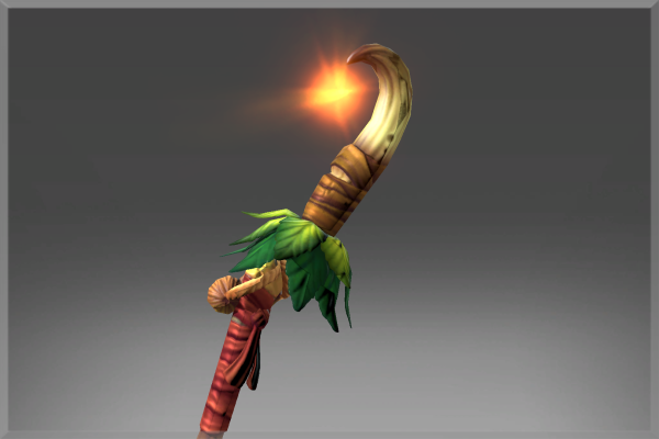 Inscribed Staff of the Emerald Insurgence