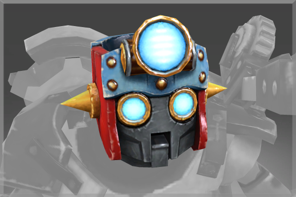 Inscribed Searchlight Helm of the Mechanised Pilgrim