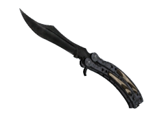 Butterfly Knife | Black Laminate