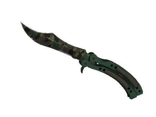 ★ StatTrak™ Butterfly Knife | Boreal Forest (Well-Worn)