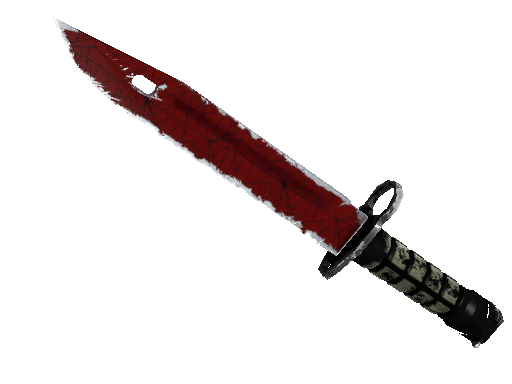 刺刀（★ StatTrak™） | 深红之网 (破损不堪)
