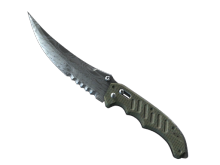 Flip Knife | Damascus Steel