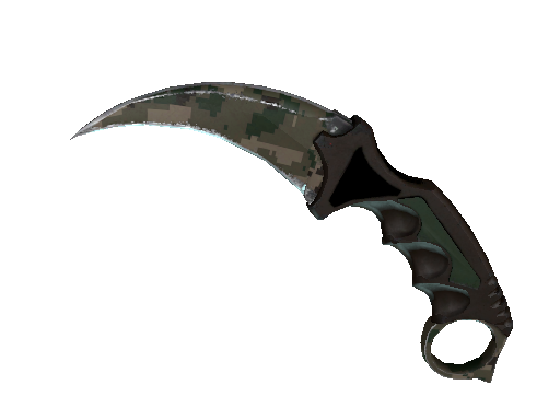 ★ StatTrak™ Karambit | Forest DDPAT (Well-Worn)