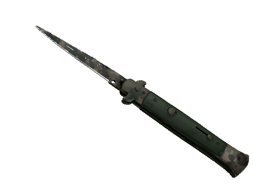 ★ StatTrak™ Stiletto Knife | Forest DDPAT (Well-Worn)