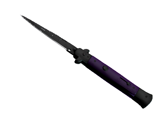 ★ StatTrak™ Stiletto Knife | Ultraviolet (Well-Worn)