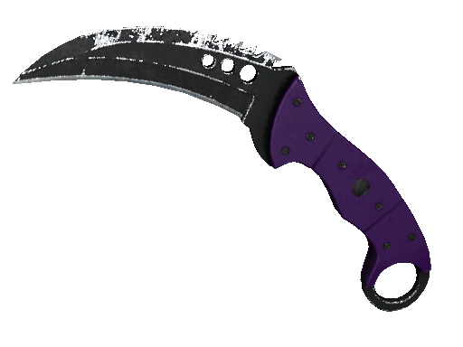 ★ StatTrak™ Talon Knife | Ultraviolet (Well-Worn)