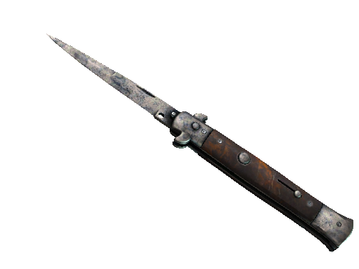 ★ Stiletto Knife | Stained (Battle-Scarred)