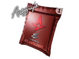 亲笔签名胶囊 | Astralis | 2017年亚特兰大锦标赛