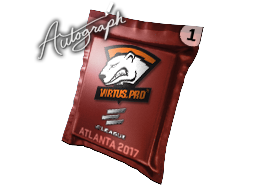 亲笔签名胶囊 | Virtus.Pro | 2017年亚特兰大锦标赛