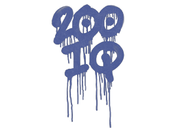 涂鸦 | 智商200 (靛蓝)