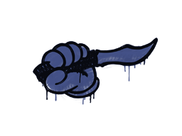 Graffiti | Backstab (SWAT Blue)