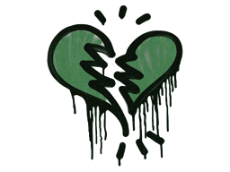 Graffiti | Broken Heart (Jungle Green)