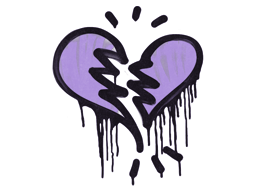 Graffiti | Broken Heart (Violent Violet)