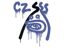 涂鸦 | CZ75压枪 (靛蓝)
