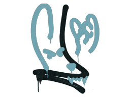 Graffiti | Recoil M4A4 (Wire Blue)