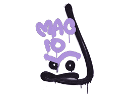 涂鸦 | MAC-10压枪 (纯紫)