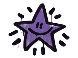 Graffiti | Shining Star (Monster Purple)