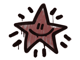 Graffiti | Shining Star (Brick Red)
