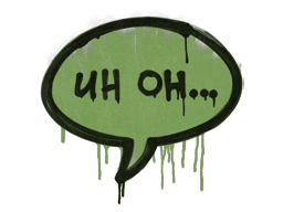 Graffiti | Uh Oh (Battle Green)