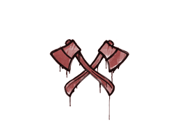 Graffiti | X-Axes (Blood Red)