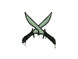 涂鸦 | X 双刀 (豆青)